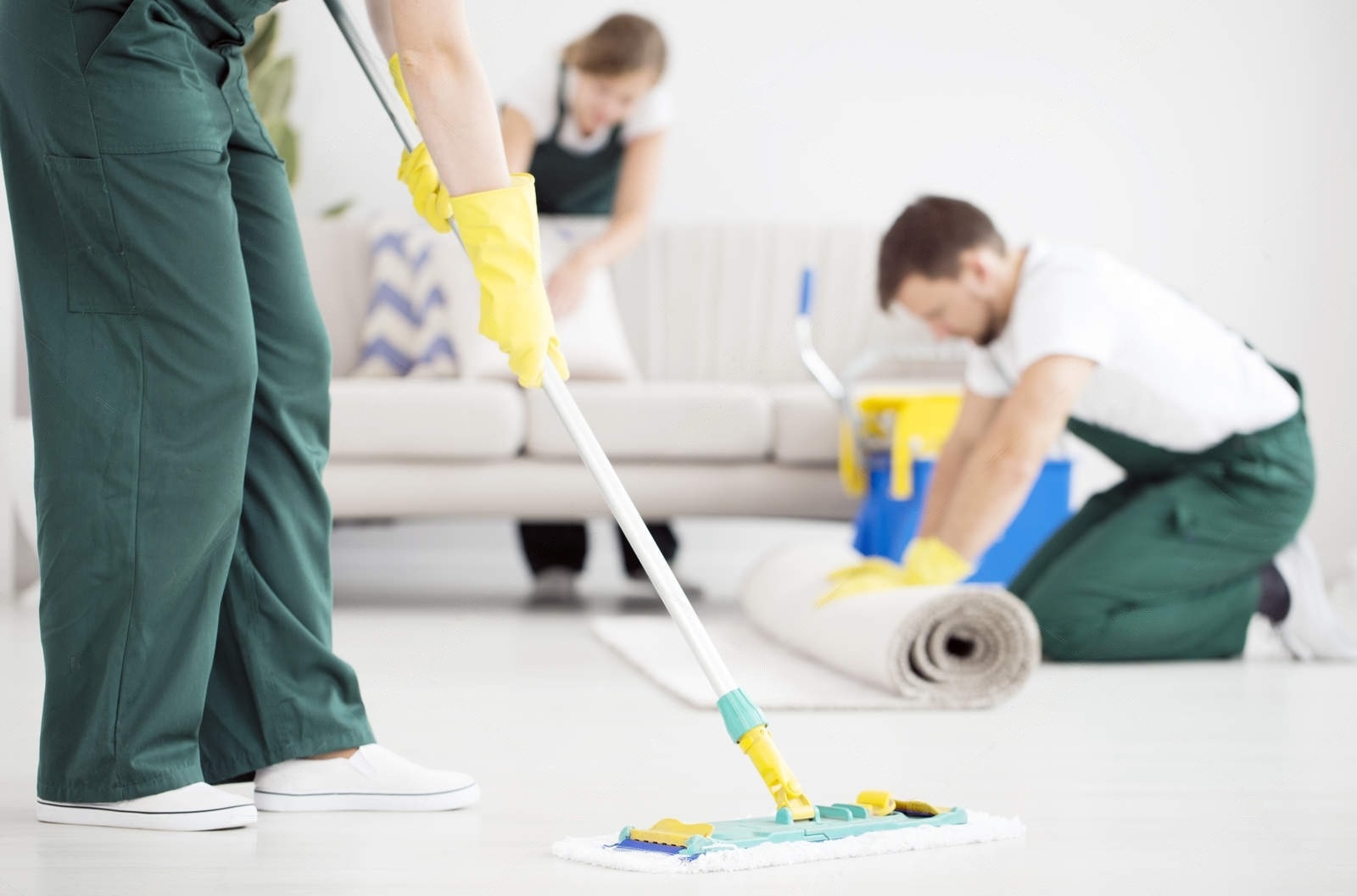 Do a deep cleaning of the home